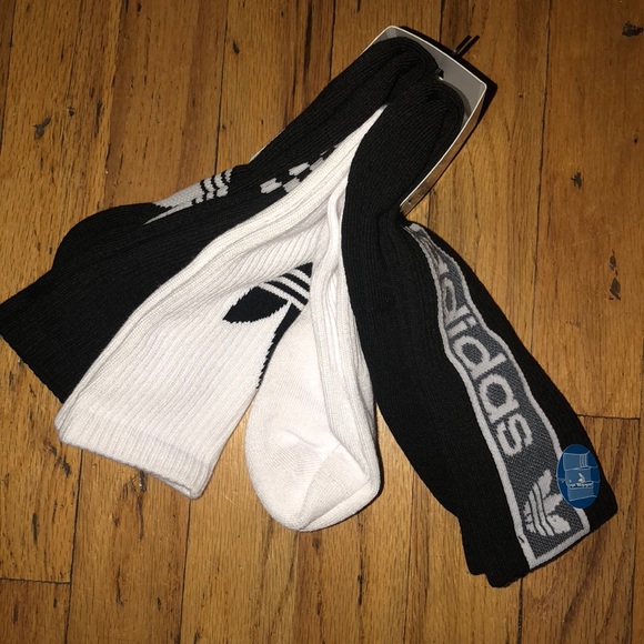 New - Adidas Originals Graphic Logo Sock 3-Pack - Picture 3 of 3